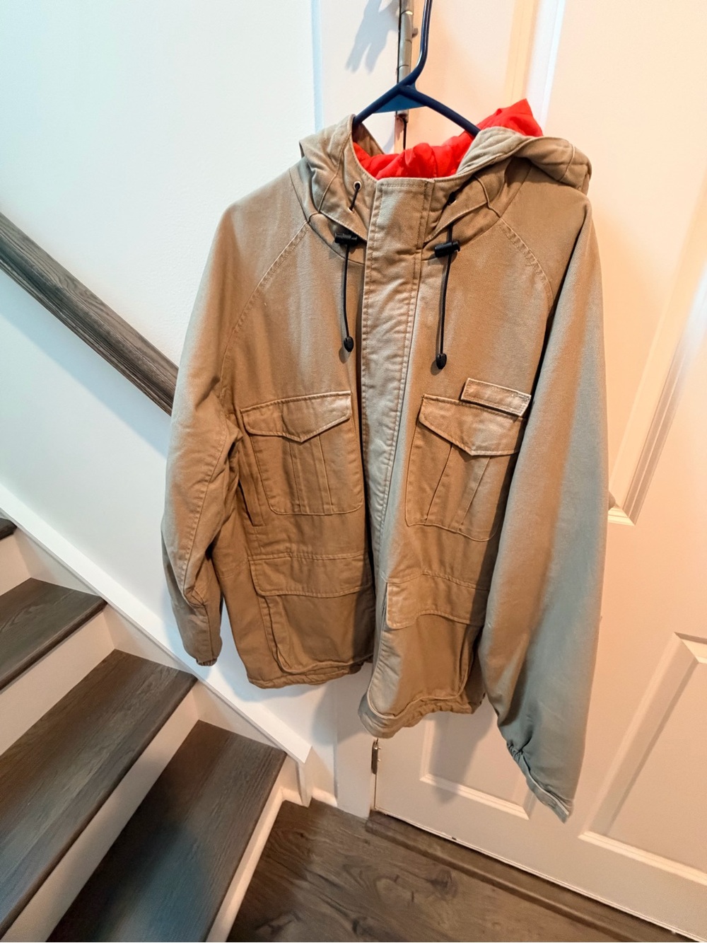 Twisted X Tan Jacket with Orange Lining